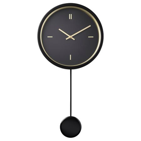 Настенные часы, черный 26 см IKEA STURSK СТУРСК 604.267.45