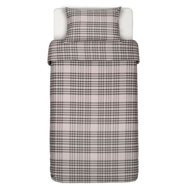 Пододеяльник и наволочка, розовый/серый клетка 150x200/50x70 см IKEA SILESHÅR СИЛЕСХОР 805.314.01 - схема-чертеж с размерами