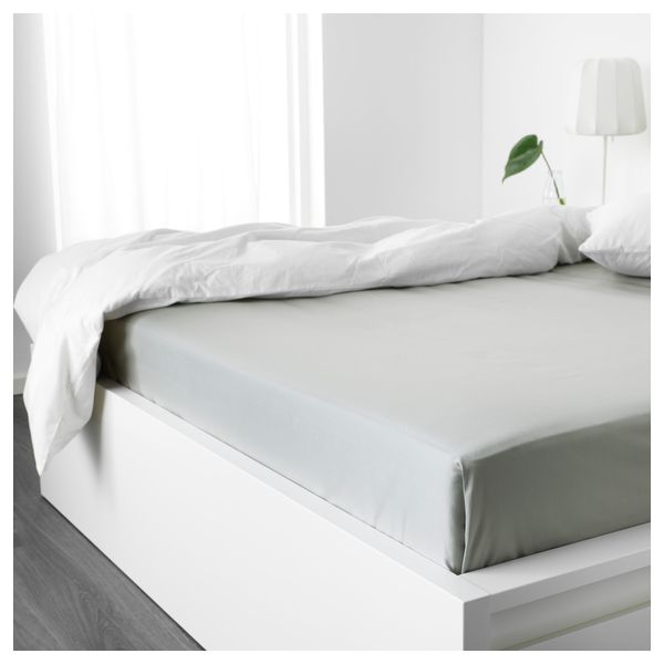 Простыня НАТТЭСМИН, светло-серый - фото 4