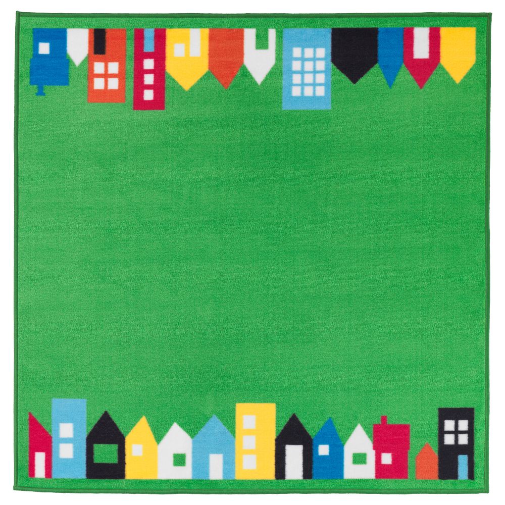 Ковер ХЕММАХОС, зеленый (133x133 см) - фото 1