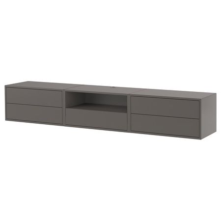 EKET Комбинация для хранения - темно-серый 210x35x35 см
