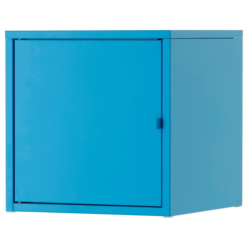 Шкаф ЛИКСГУЛЬТ, металлический, синий (35x35 см) - фото 1