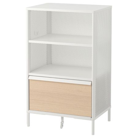 Модуль для хранения, на ножках, сетка белый 61x101 см IKEA BEKANT БЕКАНТ 992.825.43