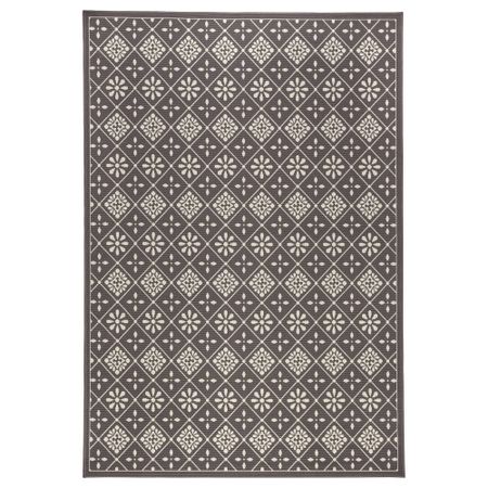 Ковер, короткий ворс СНЭККЕРСТЕН, серый (160x230 см)