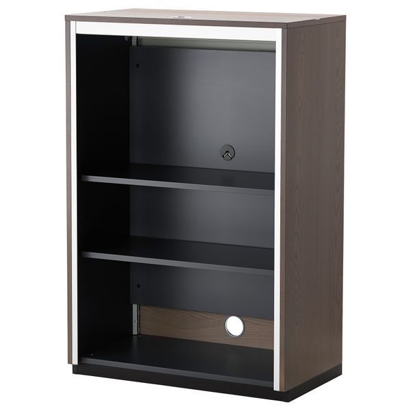 Шкаф с дверью-шторой ГАЛАНТ, серый (80x120 см) - фото 3