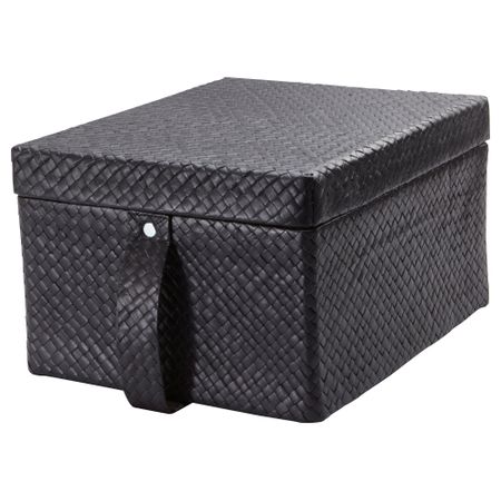 Коробка с крышкой БЛАДИС, черный (21x26x15 см)