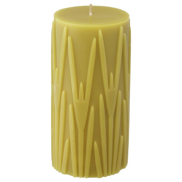 Формовая свеча, ароматическая ЛЭТТРОАД, зеленый, Омела (14 см) - фото 1