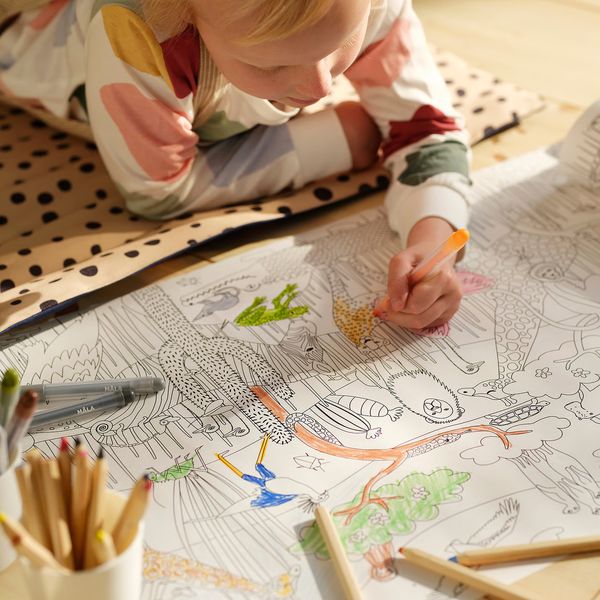 SANDLÖPARE Рулон бумаги для раскрашивания - саванна 10 м - фото 3