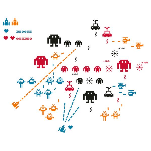 Декоративные наклейки СЛЭТГУЛЬТ, компьютерные игры - фото 1