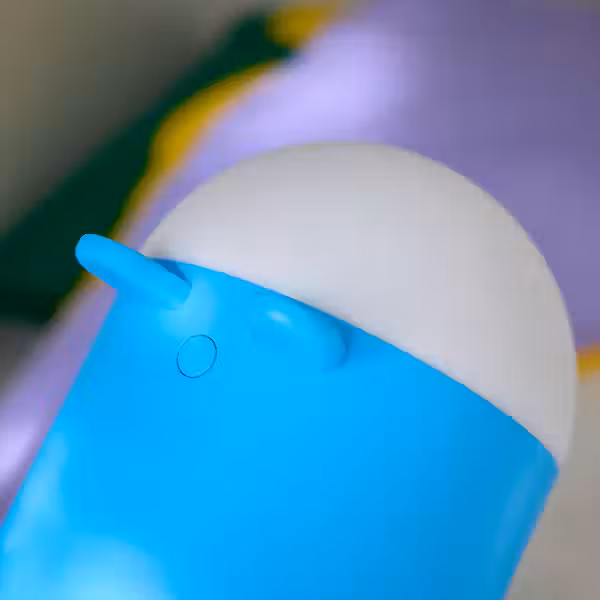 GREJSIMOJS ГРЕЙСИМОЙС Настольная лампа, светодиодная - регулируемая яркость/собака синий - схема-чертеж с размерами