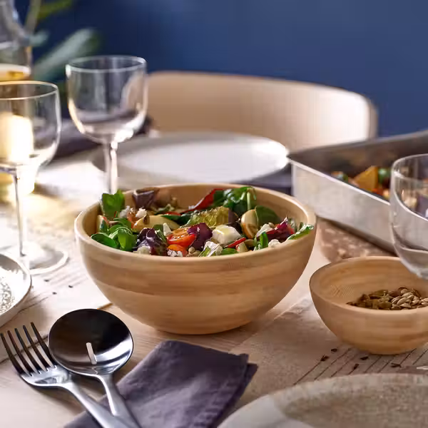 BLANDA MATT Миска сервировочная - бамбук 20 см - фото 3