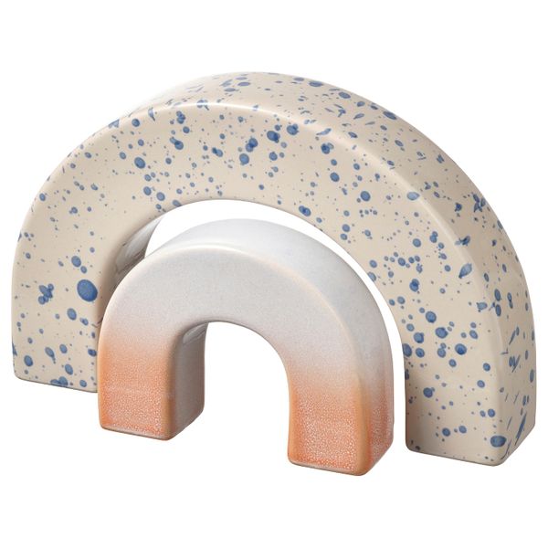 Набор украшений, 2шт, радуга с рисунком/синий розовый IKEA VIDSTRÄCKT ВИДСТРЭККТ 405.002.13 - фото 1