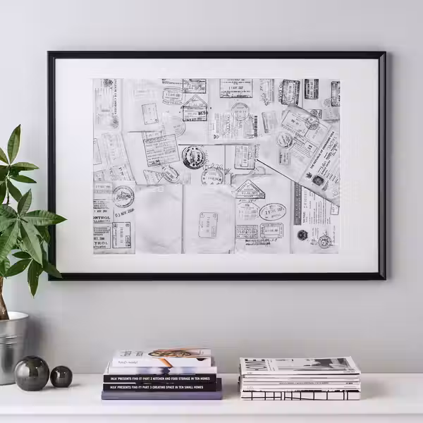 KNOPPÄNG Рама - чёрный 61x91 см - фото 2