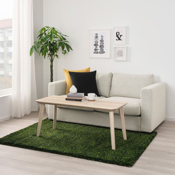 Ковер, длинный ворс, зеленый 133x180 см IKEA VINDUM ВИНДУМ 104.459.54 - фото 3