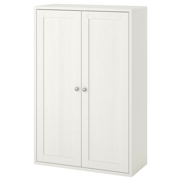 Шкаф, белый 81x35x123 см IKEA HAVSTA ХАВСТА 203.891.94 - фото 4