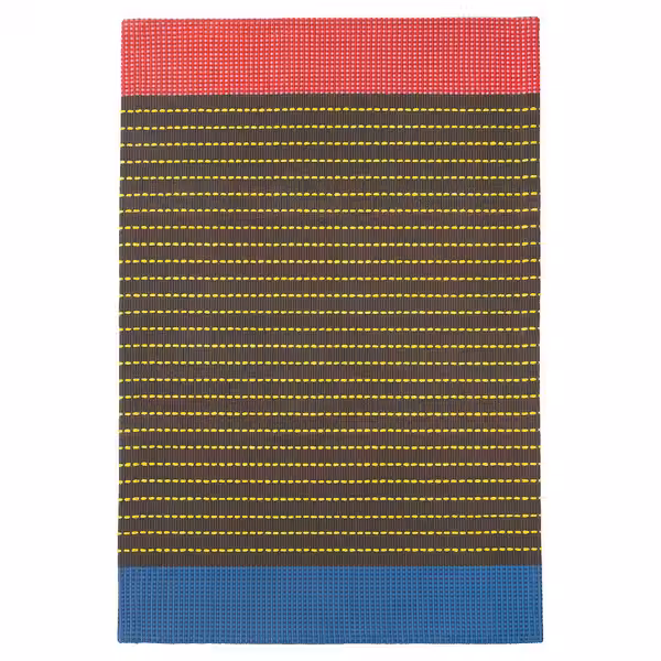 BÄRTRÅD Ковер, безворсовый - разноцветный/орнамент «полоска» 60x90 см - фото 1
