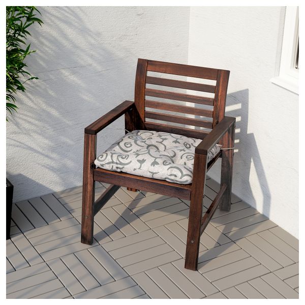 Садовое кресло ЭПЛАРО, коричневый коричневая морилка - фото 4