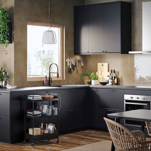 2 фасада для посудомоечной машины, Кунгсбакка антрацит 60 см IKEA METOD МЕТОД 294.497.68 - схема-чертеж с размерами