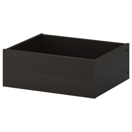 Ящик КОМПЛИМЕНТ, черно-коричневый