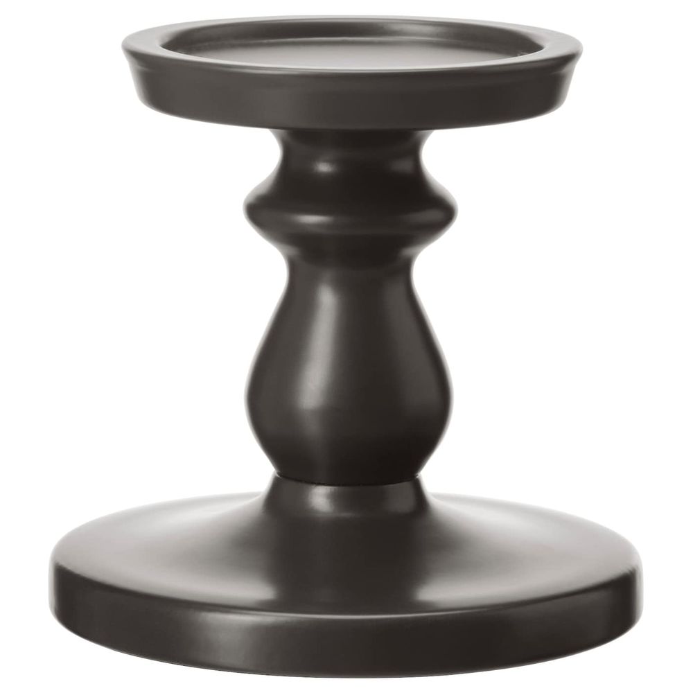 Подсвечник для формовой свечи, серый 13 см IKEA ERSÄTTA ЭРСЕТТА 303.804.47 - фото 1