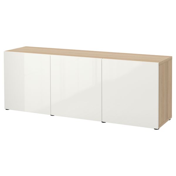 Комбинация для хранения с дверцами, 180x42x65 cm IKEA BESTÅ БЕСТО 893.249.92 - фото 2
