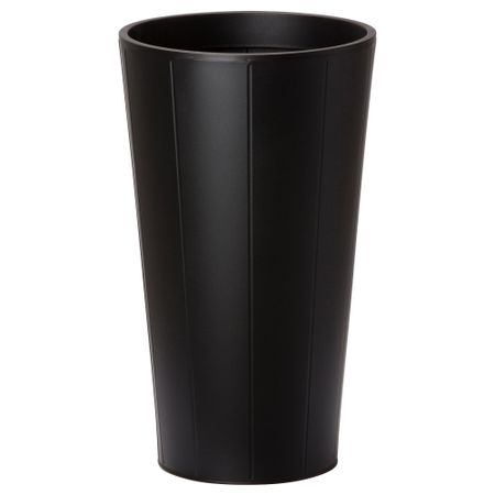 Горшок цветочный ГРЭСЕТ, для сада, черный (32 см)