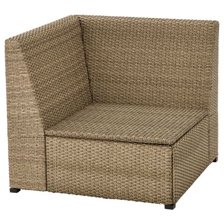 Садовая угловая секция, коричневый IKEA SOLLERÖN СОЛЛЕРОН 203.736.21