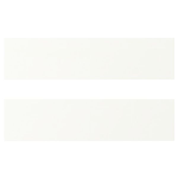 VALLSTENA Фронтальная панель ящика - белый 40x10 см - фото 1