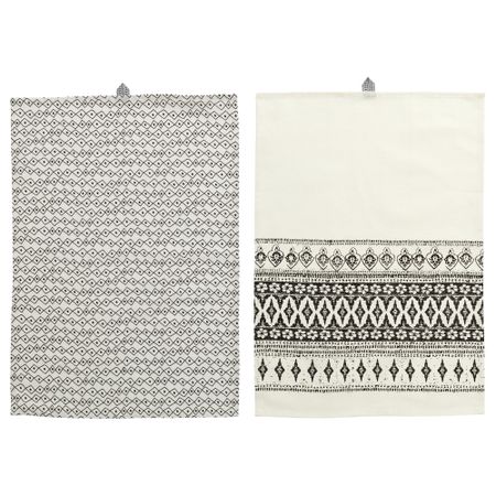 Полотенце кухонное СОММАР 2017, белый, черный (50x70 см)