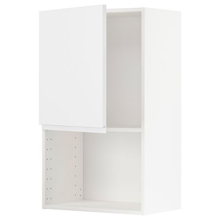 Навесной шкаф для СВЧ-печи, белый/Воксторп матовый белый 60x100 см IKEA METOD МЕТОД 994.465.30