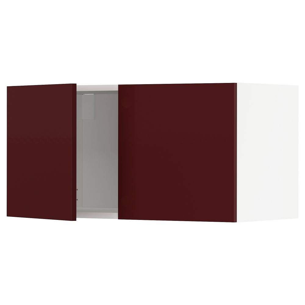 Навесной шкаф с 2 дверцами, 80x40 cm IKEA METOD МЕТОД 794.672.41 - фото 1