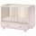 Детская кроватка с ящиком, 60x120 см, бледно-розовый IKEA MYLLRA 504.626.11
