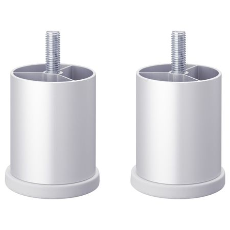 Ножка, круглой формы, серый 6 см IKEA БЕСТО 703.787.58