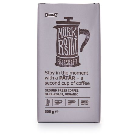 Кофе молотый для френч-пресса, ., сертификат UTZ, 100 % зерна Арабики IKEA PÅTÅR 103.928.18