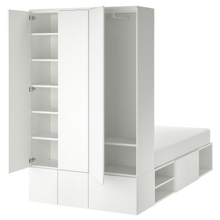 Каркас кровати, 10 дверей, белый, 143x244x223 см IKEA PLATSA ПЛАТСАA ПЛАТСА 293.365.54