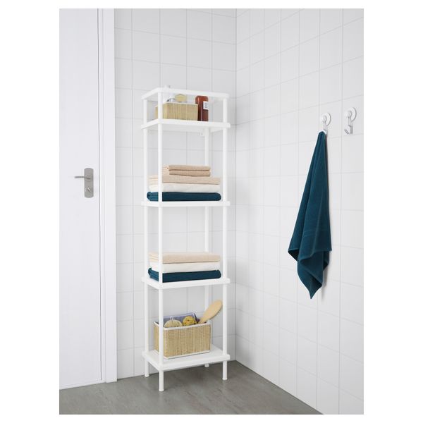 Стеллаж ДИНАМ, белый (40x27x148 см) - фото 3