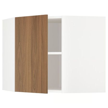 METOD Угловой навесной шкаф с полками