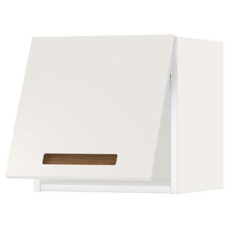 Горизонтальный навесной шкаф МЕТОД, белый, Мэрста белый