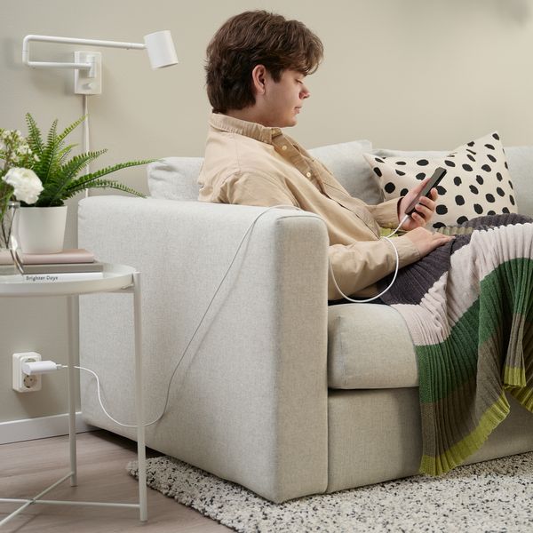 Кабель USB-A–USB-C, белый, 2 м IKEA SITTBRUNN 905.876.85 - фото 5