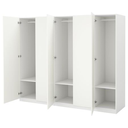 Гардероб ПАКС, белый, Бальстад белый