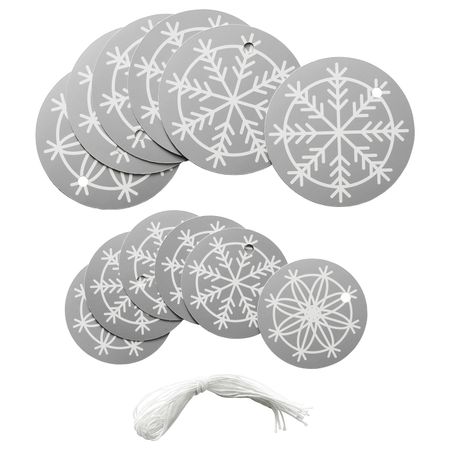 Ярлыки для/подарков, серебристый IKEA ВИНТЕР 2019 704.623.04