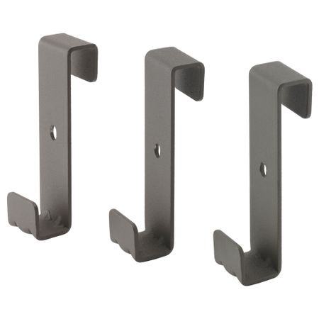 Крючок для боковой стойки ИВАР, серый