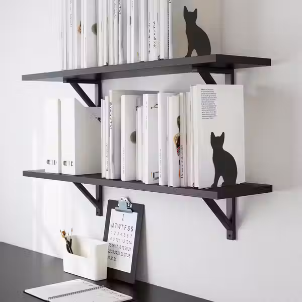 PORTVAKT ПОРТВАКТ Ограничитель для книг - чёрный/кот - фото 2