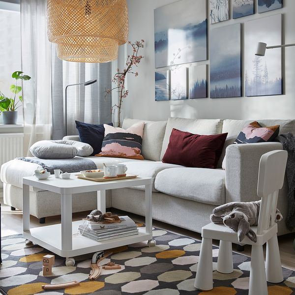 Ковер, короткий ворс, разноцветный 133x195 см IKEA TORRILD ТОРРИЛД 503.908.60 - фото 4