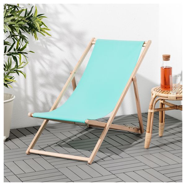 Пляжный стул МЮСИНГСО, бирюзовый - фото 4