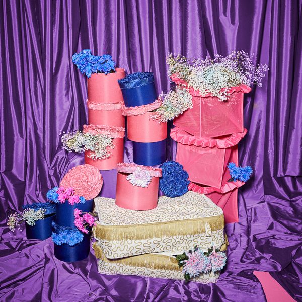 Коробка, складной розовый 33x33x33 см IKEA KARISMATISK КАРИСМАТИСК 904.990.85 - фото 4