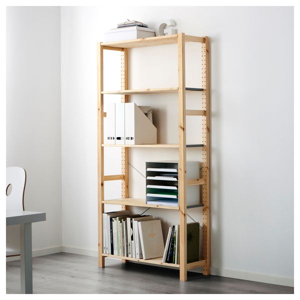 Стеллаж ИВАР, сосна (89x30x179 см) - фото 1