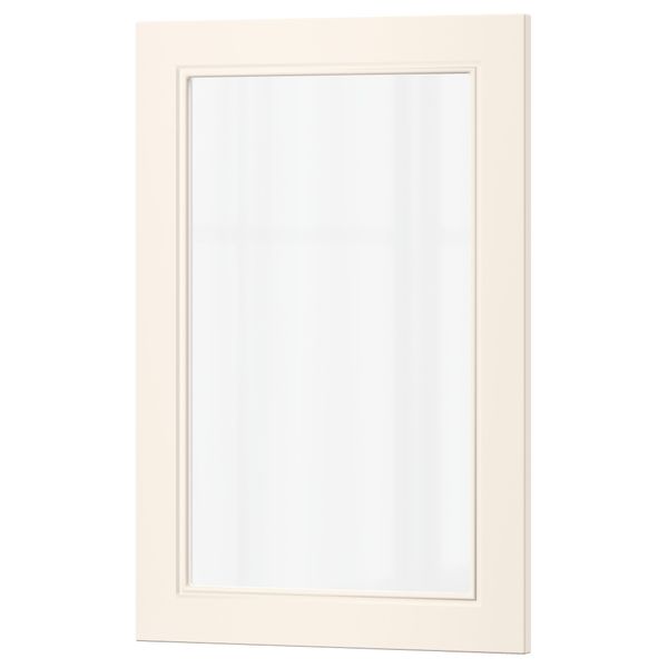 Стеклянная дверь ХИТАРП, белый с оттенком - фото 1