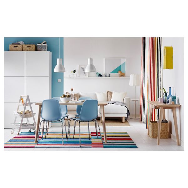 Ковер безворсовый, ручная работа разноцветный 170x240 см IKEA HALVED ХАЛЬВЕД 303.708.44 - фото 5