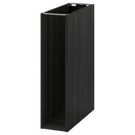 Каркас напольного шкафа, под дерево черный, 20x60x80 см IKEA METOD МЕТОД 002.125.68